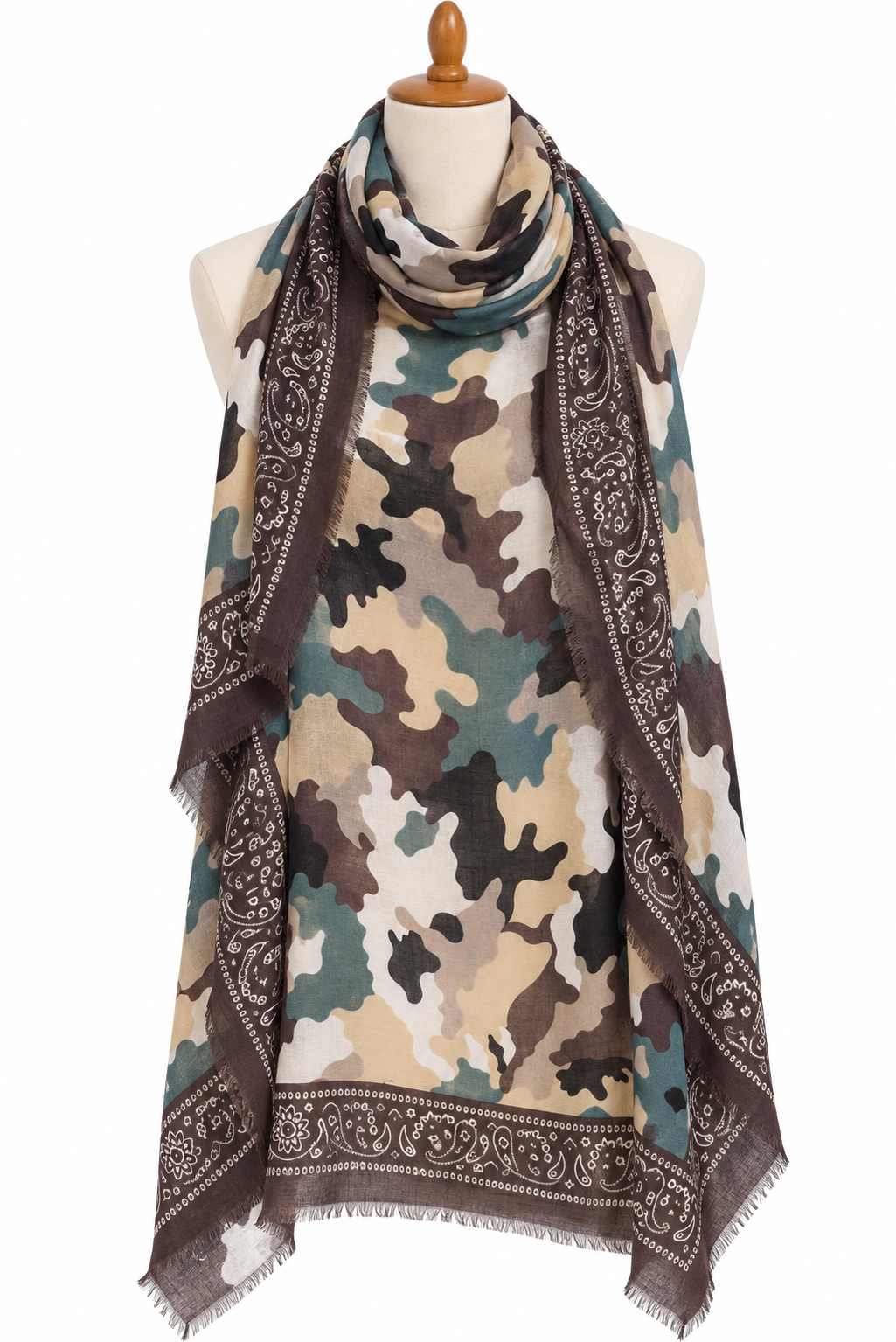C23444 Camouflage Pattern Bandana Scarf