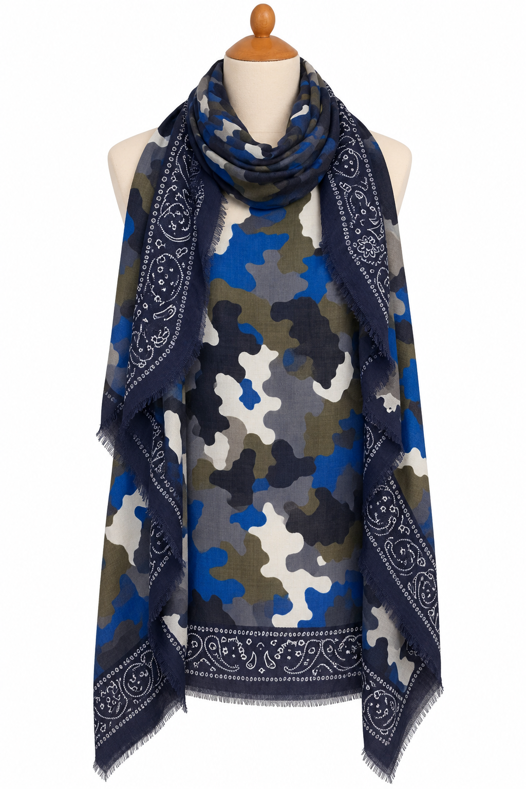 C23444 Camouflage Pattern Bandana Scarf