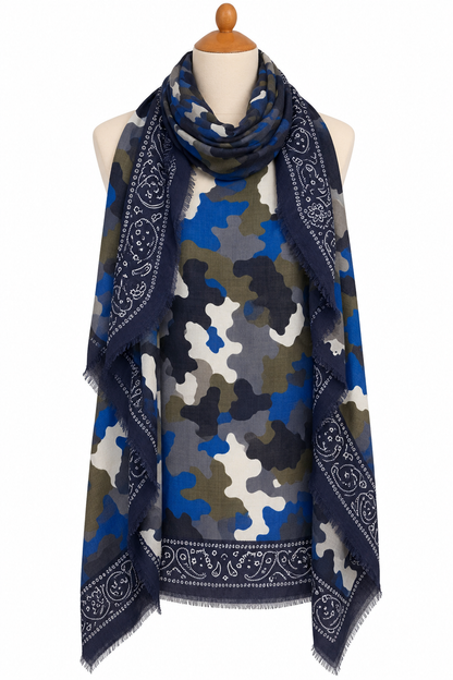 C23444 Camouflage Pattern Bandana Scarf