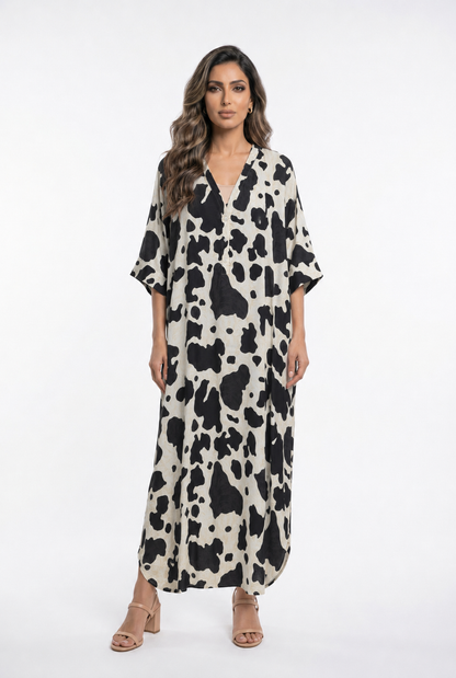 67958-0201 Animal Print Tunic Dress