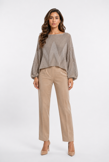 Knit Cropped Top TDM28126-6