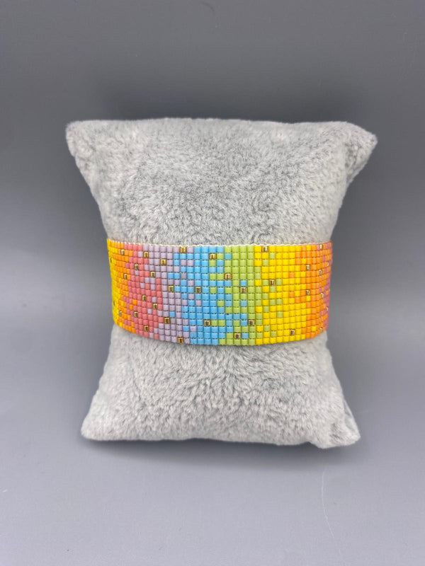 Color Sand M 11372 سوار من خيوط مضفرة عريضة