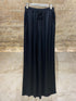 DB14570VS Wide Leg Satin Pants بنطلون ساتان واسع الساق - Brown Loft