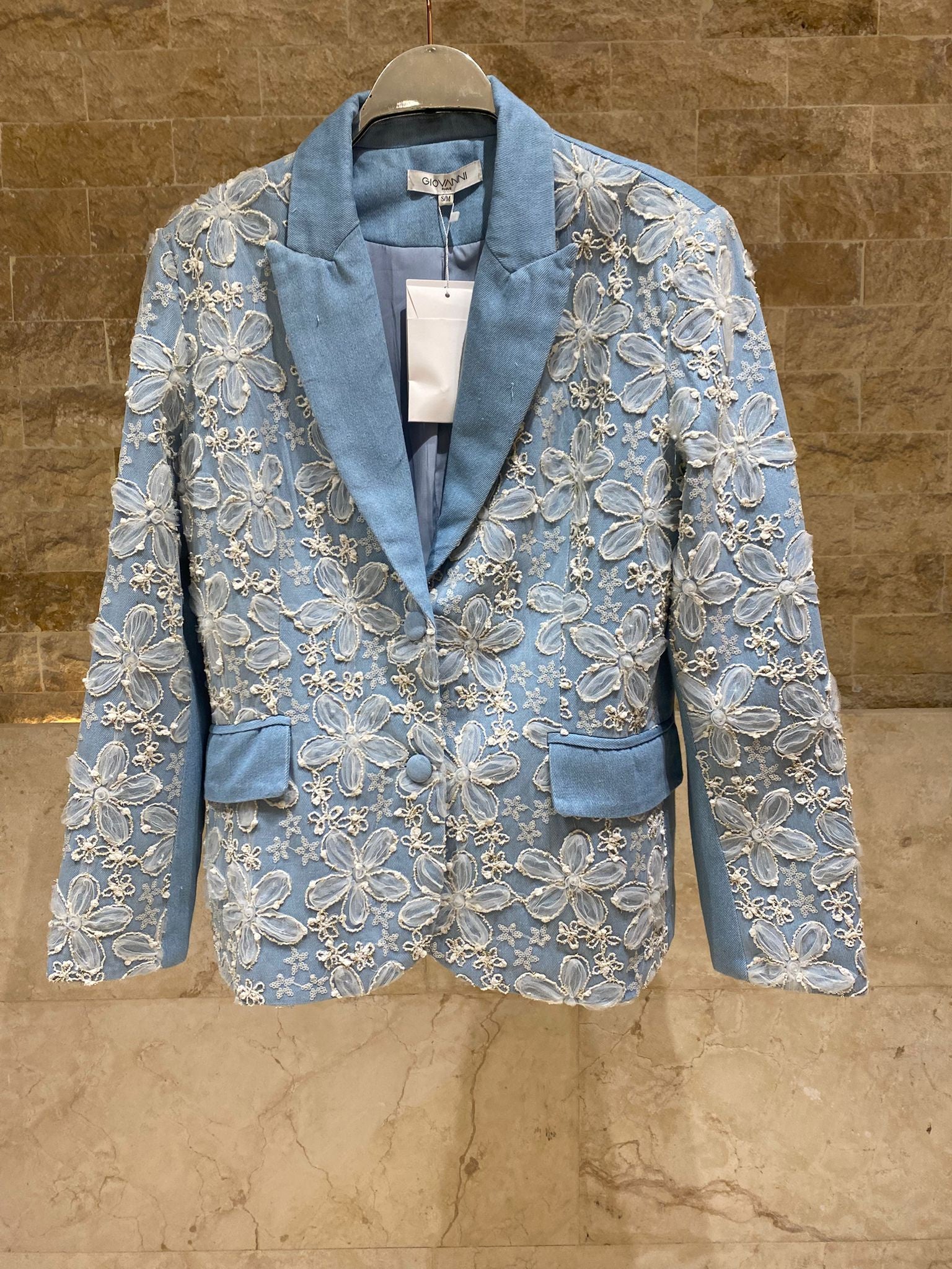 Floral Embroidered Tailored Blazer Dara
