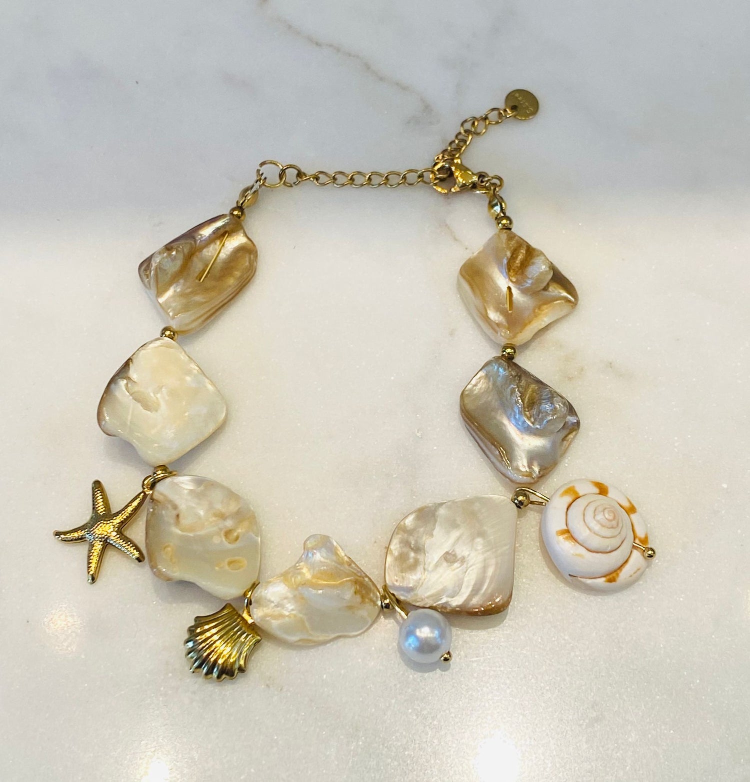 Elva Bracelet سوار سلسلة من عرق اللؤلؤ