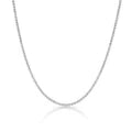 Bezel CZ Diamond Tennis Necklace