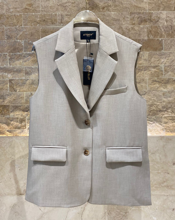 G26012 SET Tailored Vest and Bermuda Short سترة مصممة خصيصًا وشورت برمودا