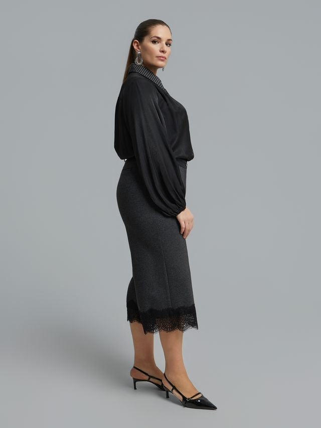Lace Detail Two-Piece Set 8601.3040/2057