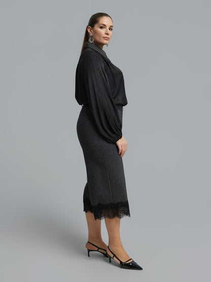 Lace Detail Two-Piece Set 8601.3040/2057
