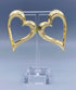 Rustic Big Heart Earrings - KP093