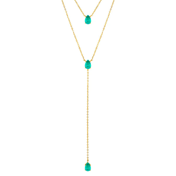 Paraiba Lariat Set