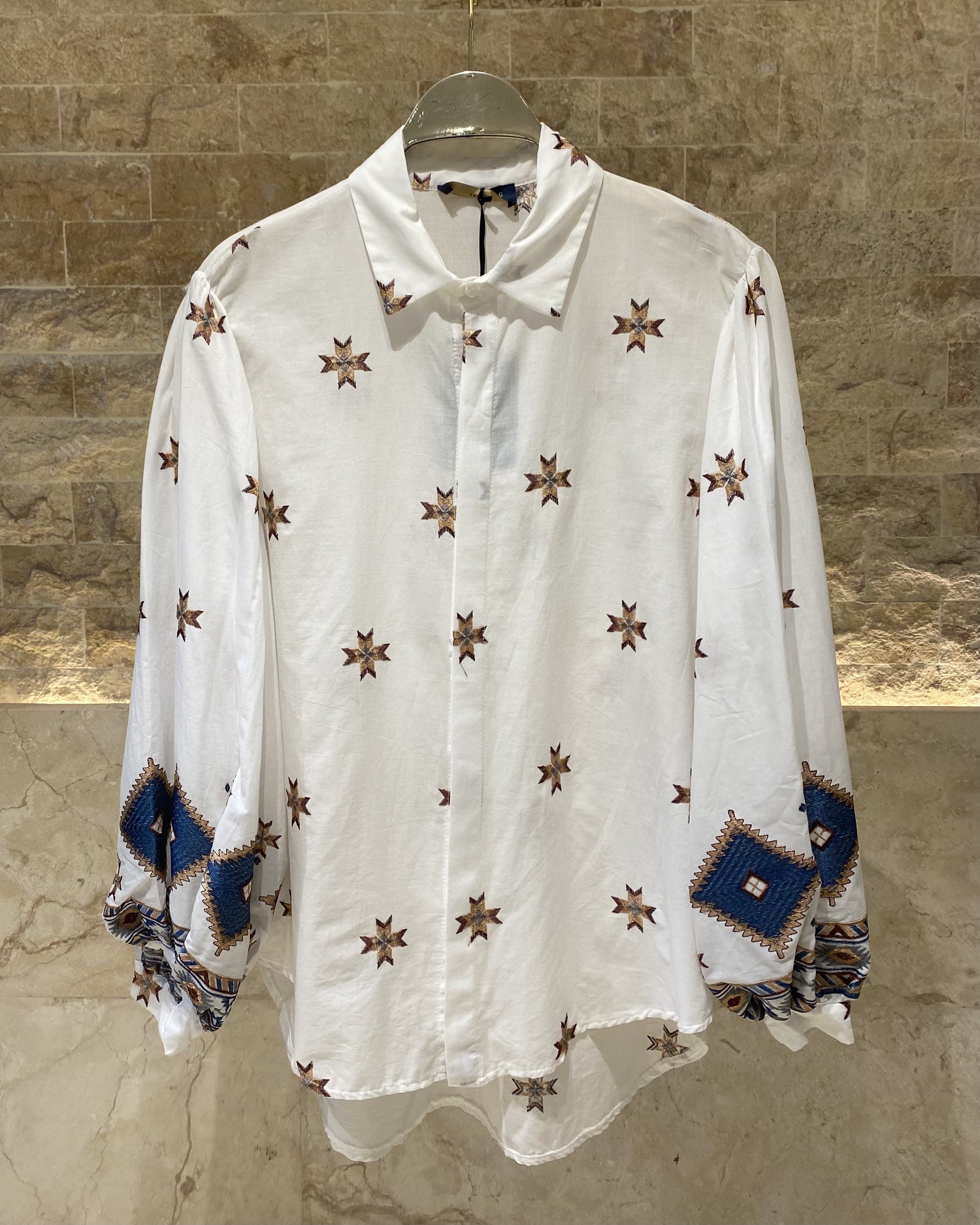 Star Embroidered Shirt TDM50722