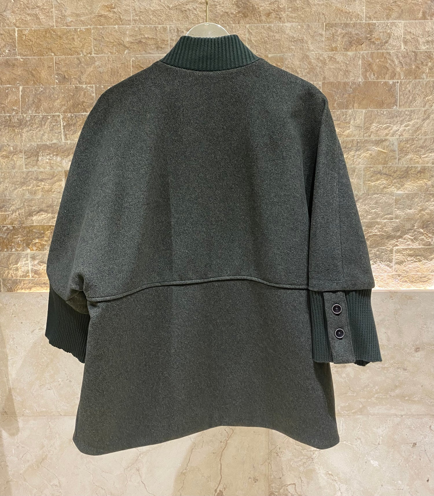 54-9018 Oversized Coat - Brown Loft