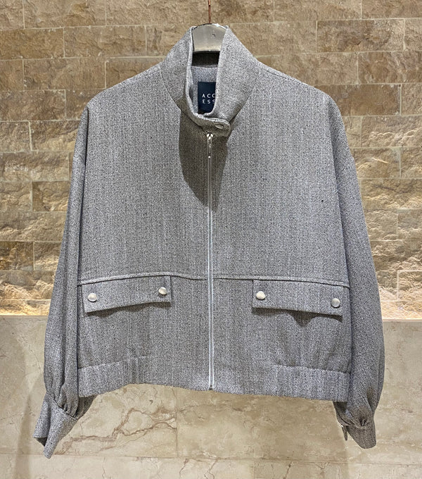 54-1016/5017 Herringbone Weave Jacket And Pants جاكيت وبنطال بنسيج متعرج