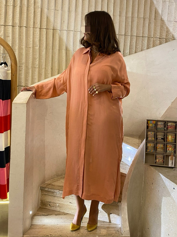 Oversized Linen Dress - 8301.7134