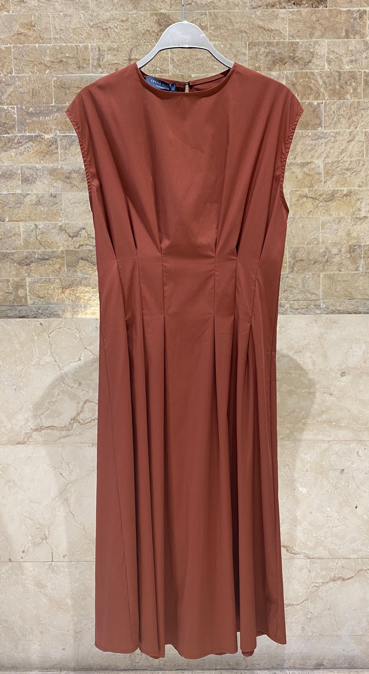 Structural Sleeveless Dress TDM30626