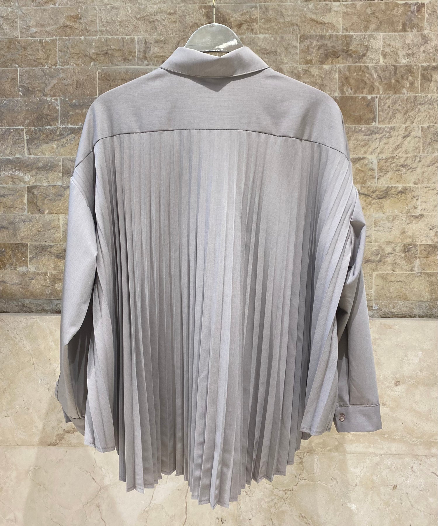 DB90418 Oversized Long Back Shirt