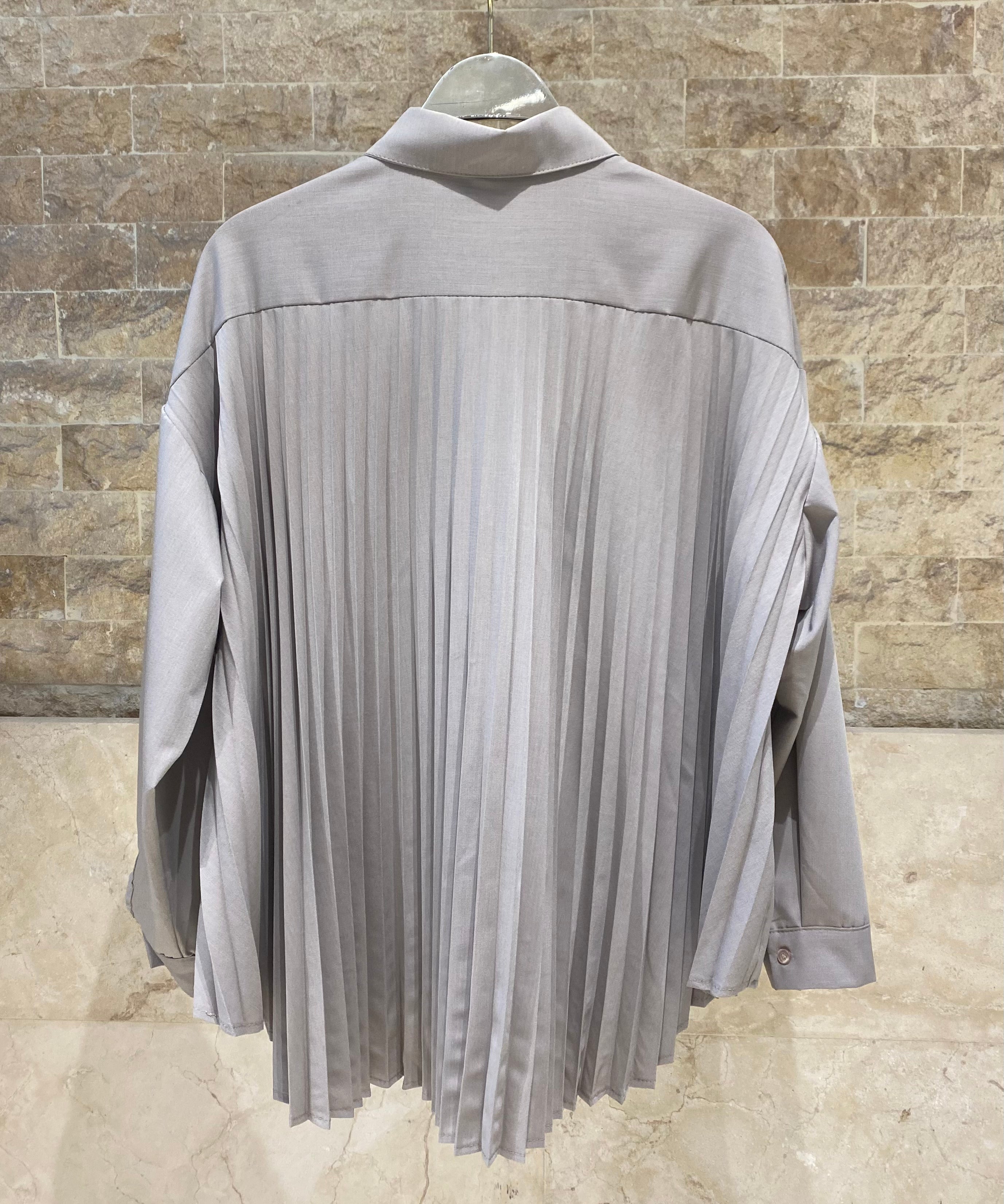 DB90418 Oversized Long Back Shirt