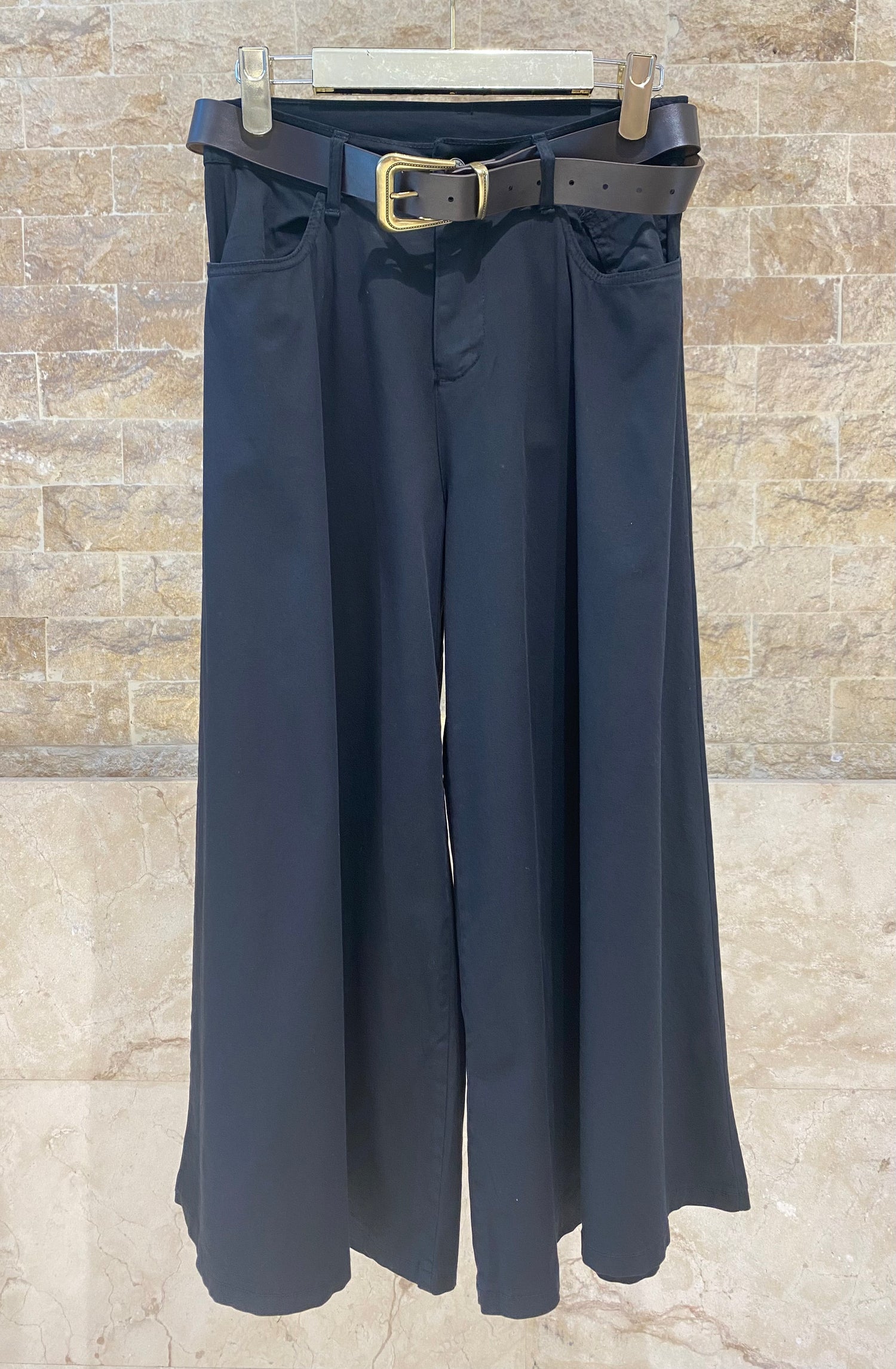 CVA821318-2  Wide Leg Culottes Pants