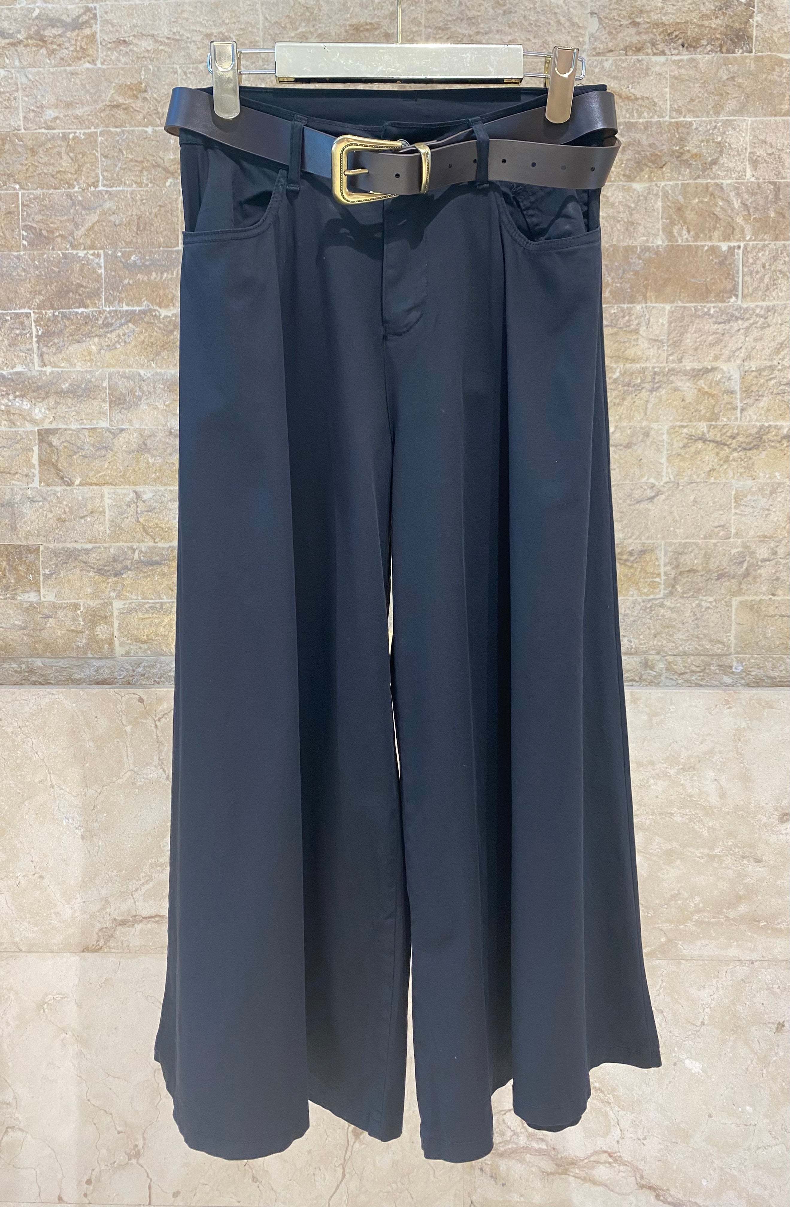 CVA821318-2  Wide Leg Culottes Pants