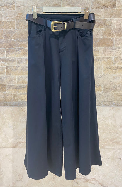 CVA821318-2  Wide Leg Culottes Pants