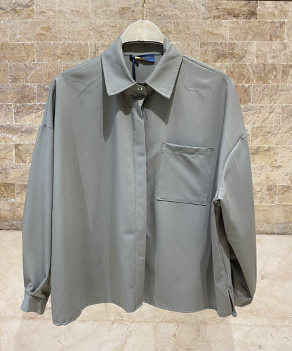 Oversized Pleated Back Shirt DB13890