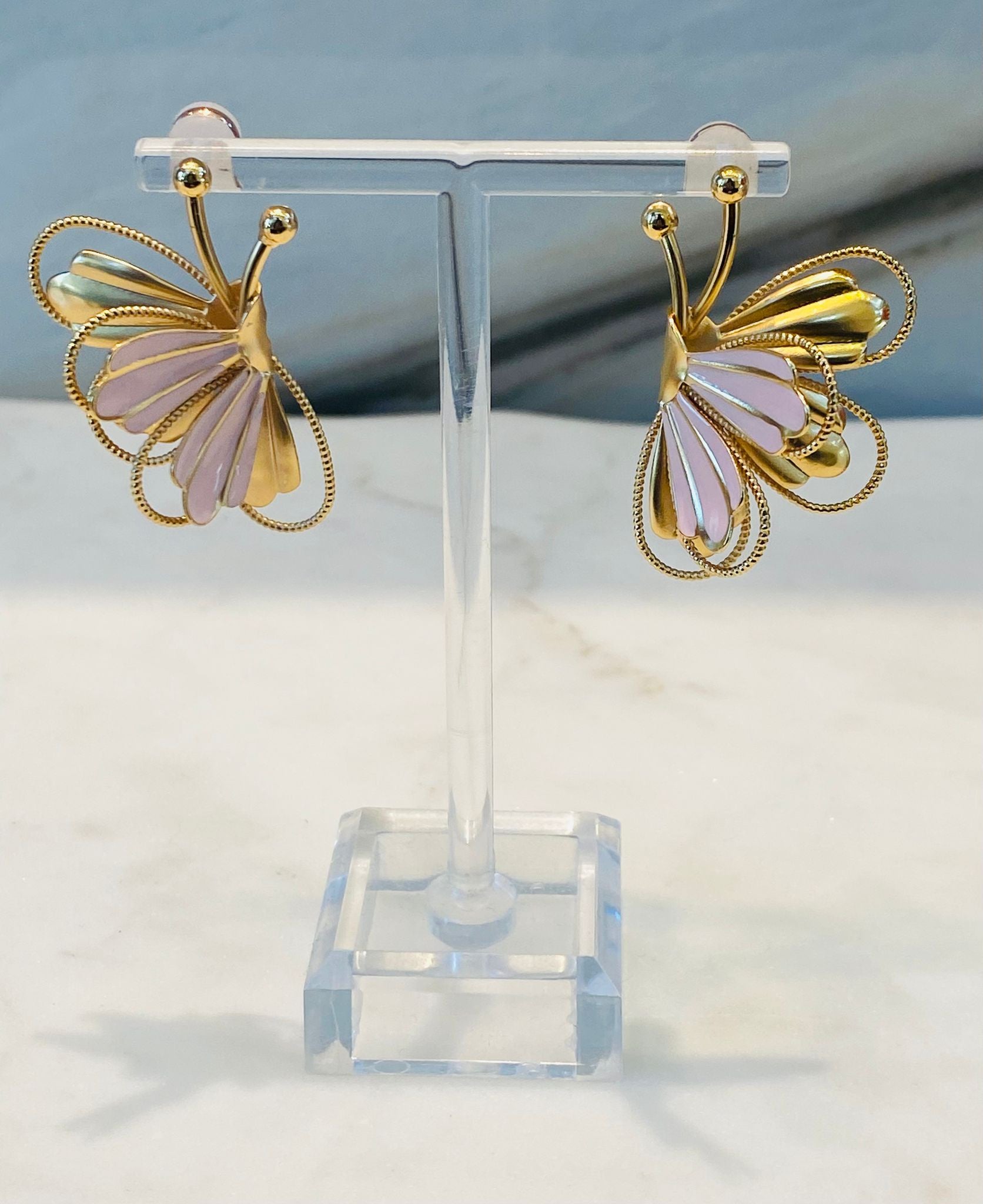 Iris Earrings أقراط الفراشة