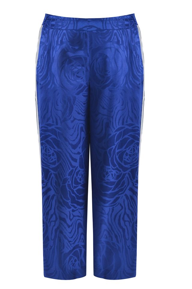 Textured Shirt &amp; Wide-Leg Pants Set 8601.3039/2053