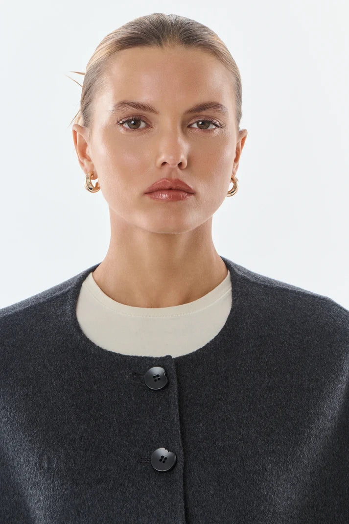 Karen Wool &amp; Cashmere Blend Jacket