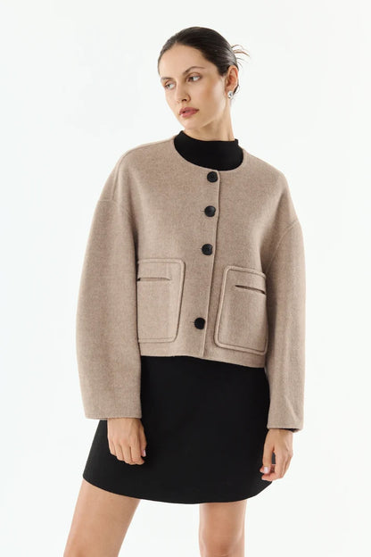 Karen Wool &amp; Cashmere Blend Jacket