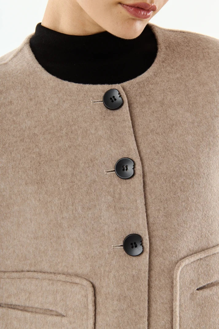 Karen Wool &amp; Cashmere Blend Jacket