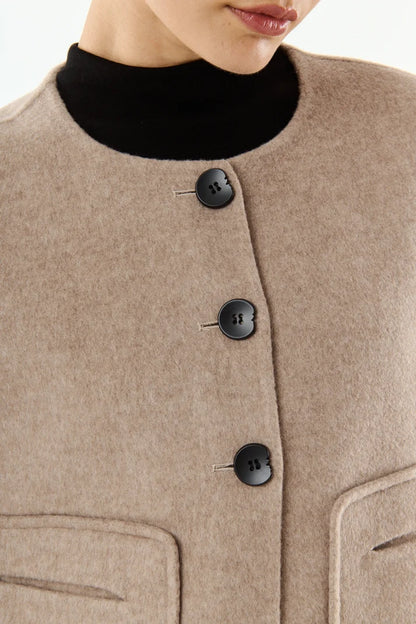Karen Wool &amp; Cashmere Blend Jacket