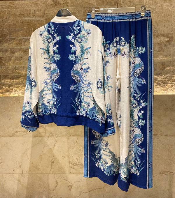 KD8807VC/9088BM Peacock Floral Sets