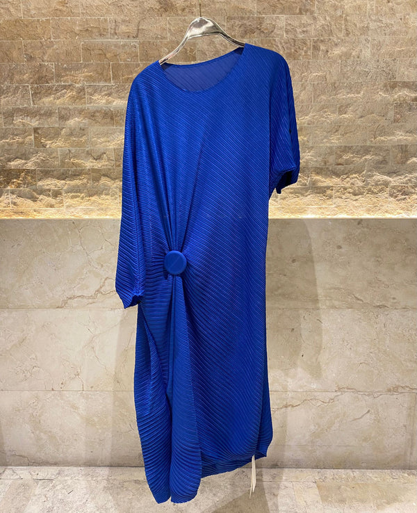 Plisse Long Dress - L19196