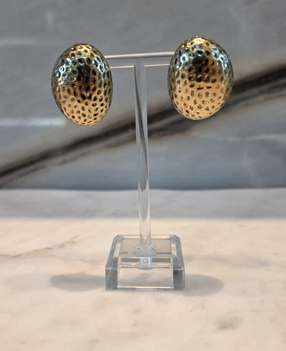 LF2603045 Hammered Ball Earrings
