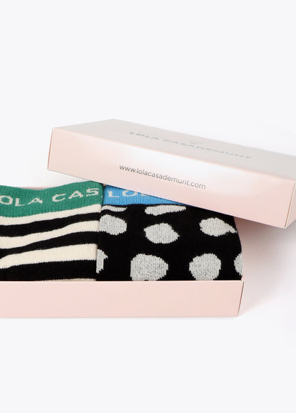 LF2613001 Printed Socks Gift Pack