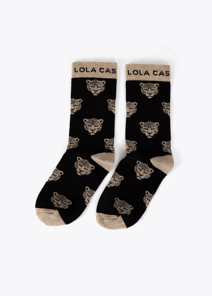 LF2613002 Lurex Patterned Socks
