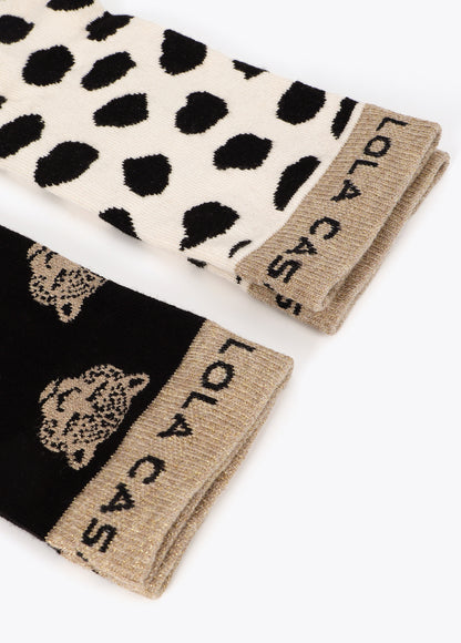 LF2613002 Lurex Patterned Socks
