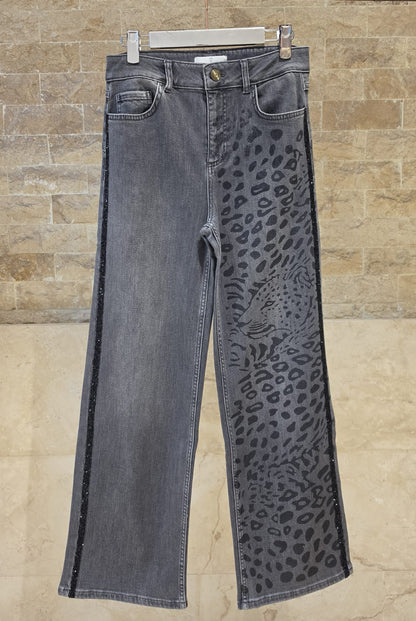 LF2614017 Wide Leg Denim Pants