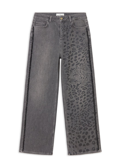 LF2614017 Wide Leg Denim Pants