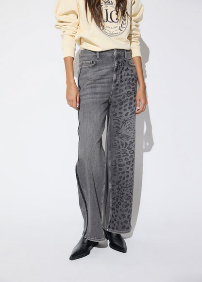 LF2614017 Wide Leg Denim Pants
