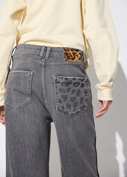 LF2614017 Wide Leg Denim Pants
