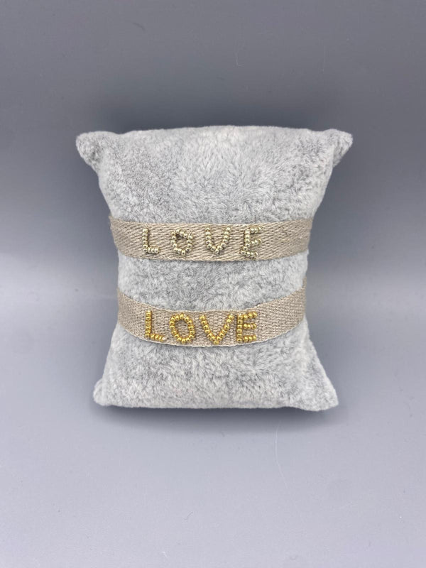 LOVE B-HI-G/S Cotton Yarn Bracelet