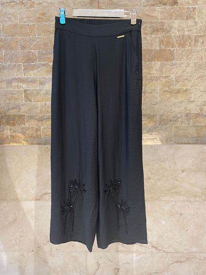 Embroidered Beads Detailed Top and Pants LS2615009/4005