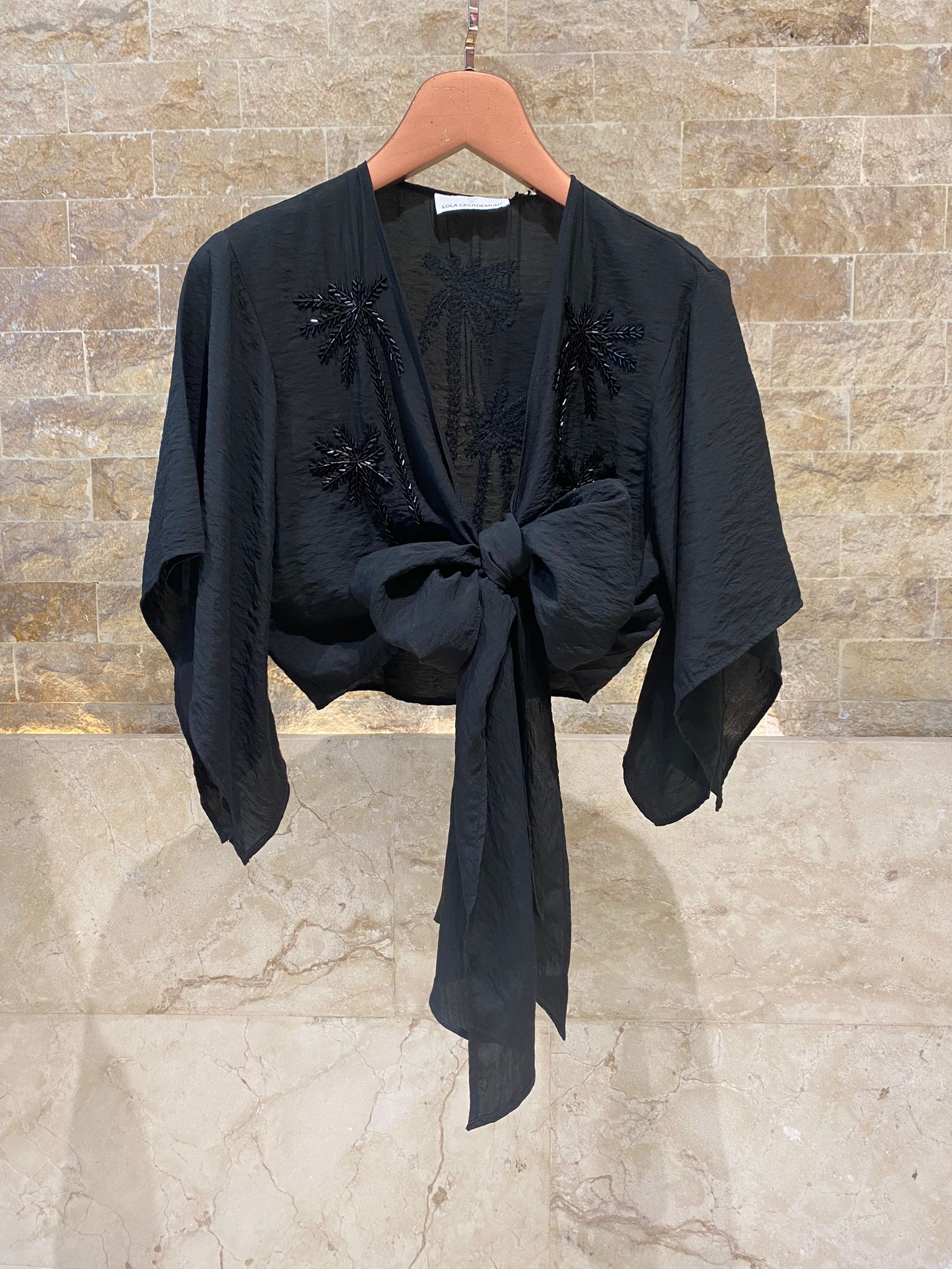 Embroidered Beads Detailed Top and Pants LS2615009/4005