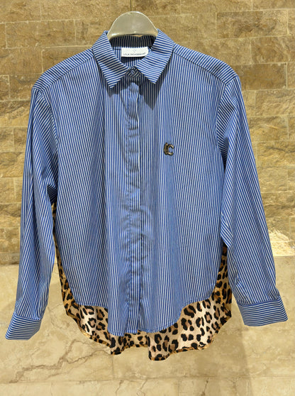 قميص مزين بأزرار بلون قميص LS2615053