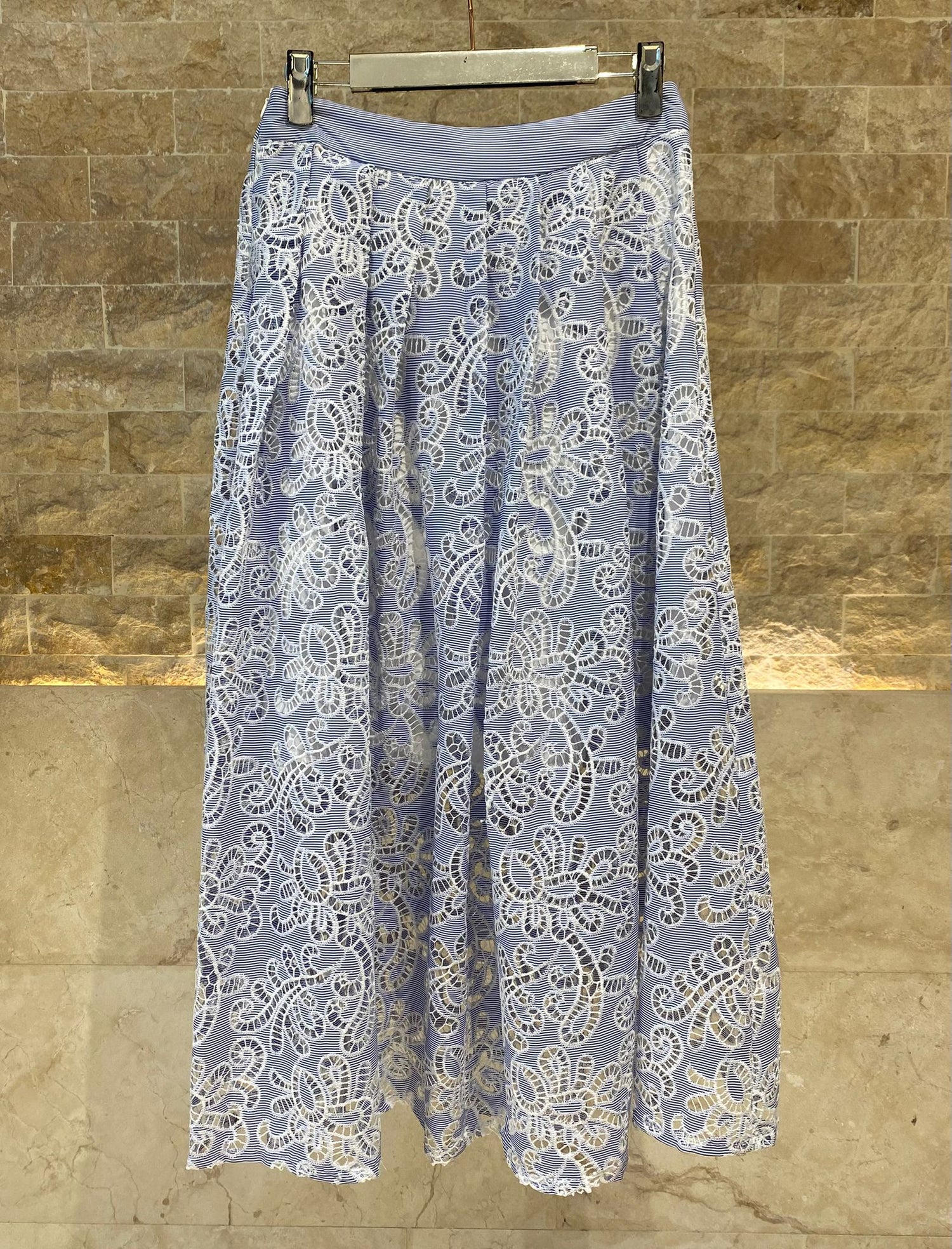 Floral Lace Shirt &amp; Skirt Set – Billie/Lila