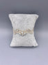 Loty Flow B-10898 Linen Ribbon Wavy Bracelet - Brown Loft