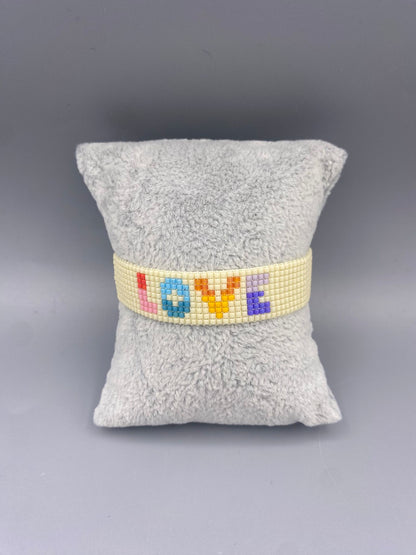Love 3.0 Braided Thread Beads Bracelet - Brown Loft