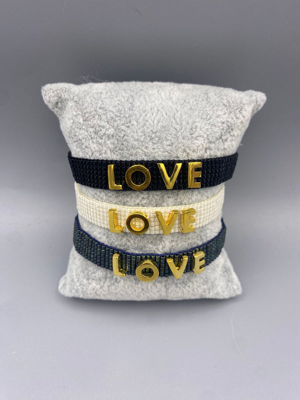 Love Letters B-GP-S 11296 سوار من الخرز المضفر